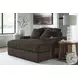 Midnight Madness Chocolate Brown Oversized Chaise