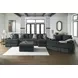 Midnight Madness Gunmetal 4 Piece Double Chaise Sectional