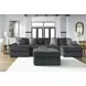 Midnight Madness Gunmetal 4 Piece Double Chaise Sectional