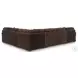Midnight Madness Chocolate Brown 4 Piece Sectional with LAF Chaise