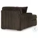 Midnight Madness Chocolate Brown 4 Piece Sectional with LAF Chaise