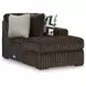 Midnight Madness Chocolate 5 Piece Modular Sectional with Chaise