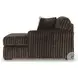 Midnight Madness Chocolate Brown 2 Piece Sectional Sofa with RAF Chaise