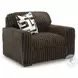 Midnight Madness Chocolate Living Room Set