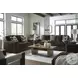 Midnight Madness Chocolate Living Room Set