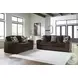 Midnight Madness Chocolate Living Room Set