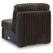 Midnight Madness Chocolate 5 Piece Modular Sectional