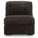 Midnight Madness Chocolate 5 Piece Modular Sectional