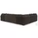 Midnight Madness Chocolate Brown 4 Piece Sectional with RAF Chaise
