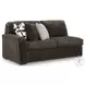 Midnight Madness Chocolate Brown 3 Piece Sectional