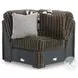 Midnight Madness Chocolate Brown 4 Piece Sectional with LAF Chaise