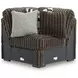 Midnight Madness Chocolate 5 Piece Modular Sectional