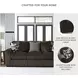 Midnight Madness Chocolate 98" Sofa