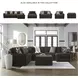Midnight Madness Chocolate Brown 2 Piece Sectional Sofa with RAF Chaise