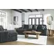 Midnight Madness Gunmetal 2 Piece Sectional Sofa Chaise
