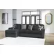 Midnight Madness Gunmetal 2 Piece Sectional Sofa Chaise