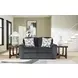 Midnight Madness Gunmetal 72" Loveseat