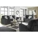 Midnight Madness Gunmetal 98" Sofa