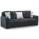 Midnight Madness Gunmetal Living Room Set