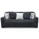 Midnight Madness Gunmetal 98" Sofa