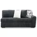 Midnight Madness Gunmetal 5 Piece LAF Sectional