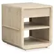 Sunset Cove Sanibel Brown Rectangular Chairside End Table