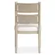 Sunset Cove White Upholstered Wood Back Side Chair Set of 2