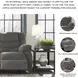Tulen Gray Rocker Recliner