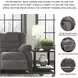 Tulen Gray 87" Reclining Sofa