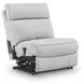 Grafton Pike Ash 3 Piece Modular Power Reclining Sectional with USB Charging