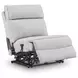 Grafton Pike Ash 3 Piece Modular Power Reclining Sectional with USB Charging