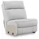 Grafton Pike Ash 3 Piece Modular Power Reclining Sectional with USB Charging