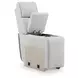 Grafton Pike Ash 3 Piece Modular Power Reclining Sectional with USB Charging and Storage Console