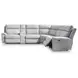 Grafton Pike Ash 6 Piece Modular Reclining Sectional with Storage Console and USB Charging