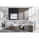 Grafton Pike Ash 6 Piece Modular Reclining Sectional with Storage Console and USB Charging