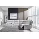Grafton Pike Ash 6 Piece Modular Reclining Sectional with Storage Console and USB Charging
