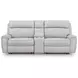 Grafton Pike Ash 3 Piece Modular Power Reclining Sectional with USB Charging and Storage Console