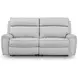 Grafton Pike Ash 2 Piece Modular 84" Reclining Loveseat with USB Charging