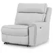 Grafton Pike Ash 3 Piece Modular Power Reclining Sectional with USB Charging