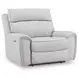 Grafton Pike Ash 6 Piece Modular Power Reclining Sectional with USB Charging