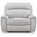Grafton Pike Pearl and Ash Zero Gravity Power Recliner with USB Charging