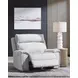 Grafton Pike Pearl and Ash Zero Gravity Power Recliner with USB Charging