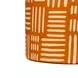Lucy Rust Orange Upholstered Accent Stool