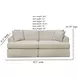 Sutton Sand 93" Sofa