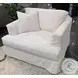 Sutton Snow Slip Cover Chair And A Half
