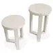 Refton Balboa Mist Round Nesting Accent Table