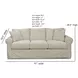 Sutton Sand 91" Sofa