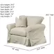 Sutton Sand Upholstered Chair and A Half with Pillow