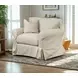 Sutton Sand Upholstered Chair and A Half with Pillow
