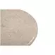 Abbey Feather Beige Round Marble Top Accent Table